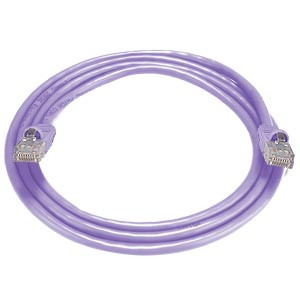NTI cat6-2-purple CAT6 Stranded Unshielded Cable, Purple, 2 feet