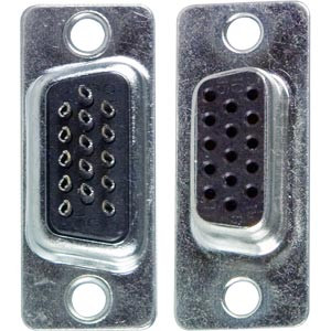 NTI 15hdf-sldr 15HD Female Solder Cup Connector