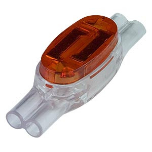 NTI wc-u1r 4-Wire Inline Drop Wire IDC Connector, 19-24 AWG, Polycarbonate Shell