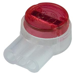 NTI wc-ur2 3-Wire Butt Splice IDC Connector, 19-26 AWG, PolyPropylene Shell