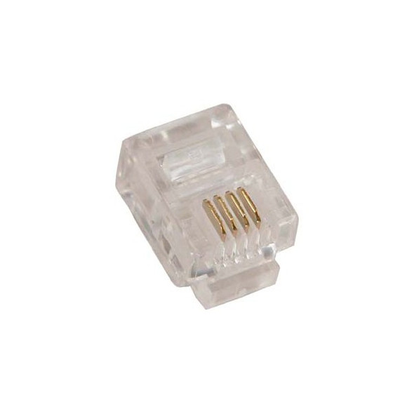 NTI rj11-plg-6p4c RJ11 (6P4C) Plug for Stranded Flat Wire