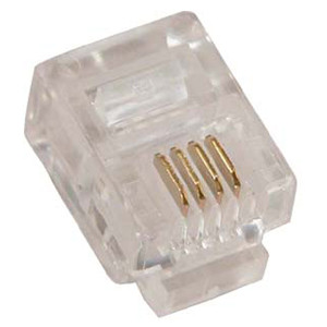NTI rj11-plg-6p4c RJ11 (6P4C) Plug for Stranded Flat Wire