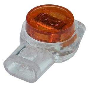 NTI wc-ur 3-Wire Butt Splice IDC Connector, 19-26 AWG, Polycarbonate Shell