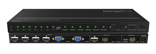 Kanex Pro  HDSC61D-4K 6 Input Collaboration Switcher Scaler with 4K HDMI Output