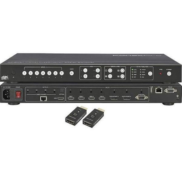 Kanex Pro  HDBT-VTSC72-4K 4K Video Tiler Scaler Switcher w HDBaseT