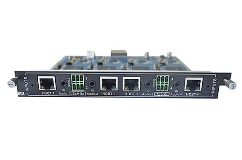 Kanex Pro  MOD-IN-CAT6-4K Pro 4 Input HDBaseT card for Modular matrix with 4K