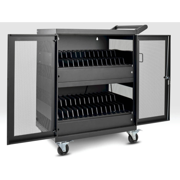 Tripp Lite CSC32AC 32-Port AC Charging Sync Station Cart Chromebook Laptop Tablet