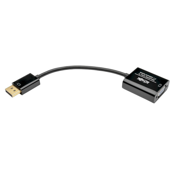 Tripp Lite P134-06NVGAV2BP DisplayPort 1.2 to VGA Active Adapter Converter M/F 6in 50 Pack