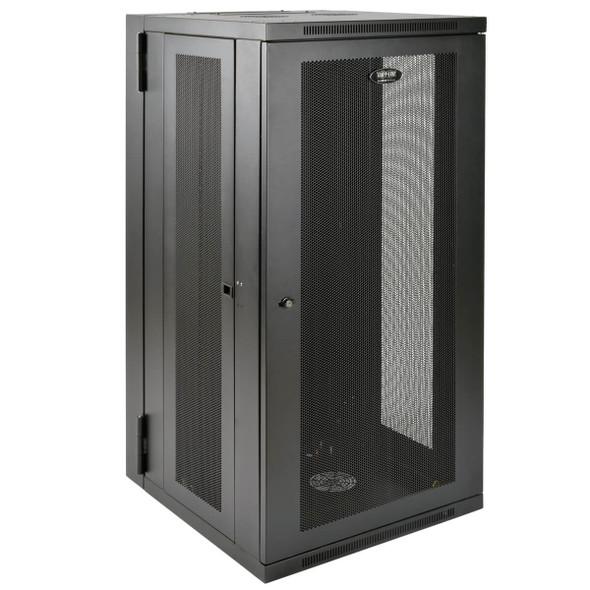 Tripp Lite SRW26USDP 26U Wall Mount Rack Enclosure Cabinet Swinging Hinged Door Deep