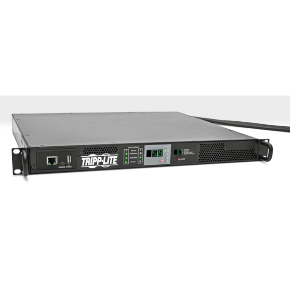 Tripp Lite PDUMNH30HVAT PDU Monitored Horizontal 5.8kw 208/240V L6-30R 2 L6-30P ATS 1URM