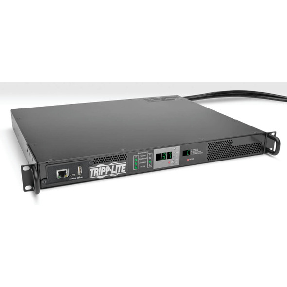 Tripp Lite PDUMNH16HVAT PDU Monitored Horizontal 3.7KW 230V ATS IEC309 16A 1U Rackmount