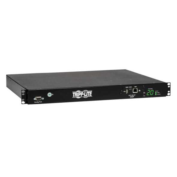 Tripp Lite PDUMH20HVATNET PDU Switched ATS 200-240V 16/20A 8 C13 2 C19 C20 Horizontal 1URM