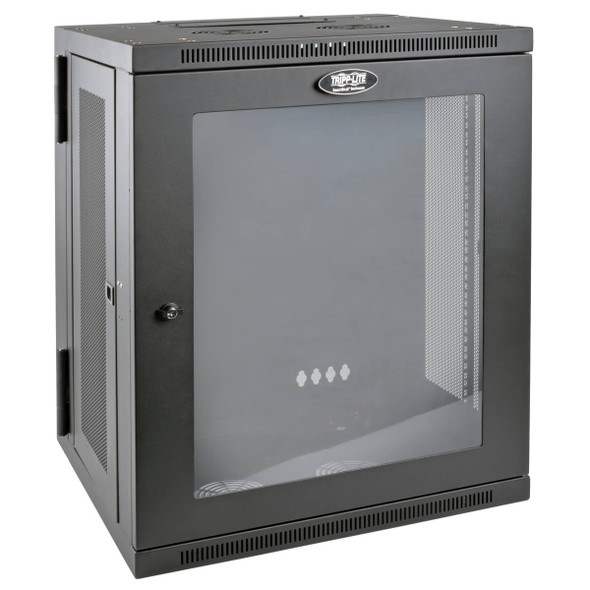 Tripp Lite SRW15USG 15U Wall Mount Rack Enclosure Cabinet w Hinged Acrylic Window
