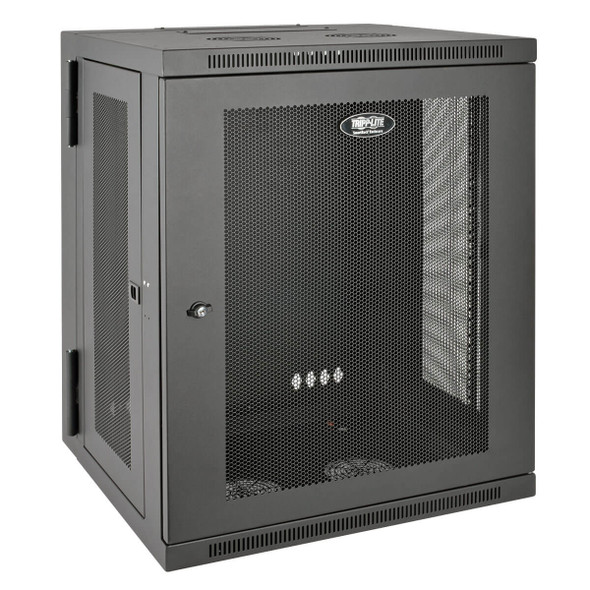 Tripp Lite SRW15US 15U Wall Mount Rack Enclosure Server Cabinet Hinged Wallmount