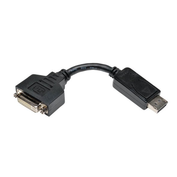Tripp Lite P134-000-50BK DisplayPort to DVI Adapter Video Converter DP to DVI M/F 50 Pack