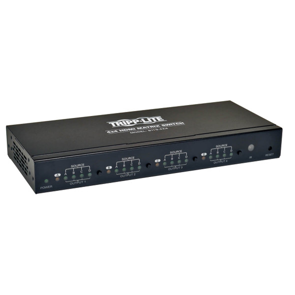 Tripp Lite B119-4X4 4x4 HDMI Matrix Video Switch Splitter with Audio and RS232 TAA