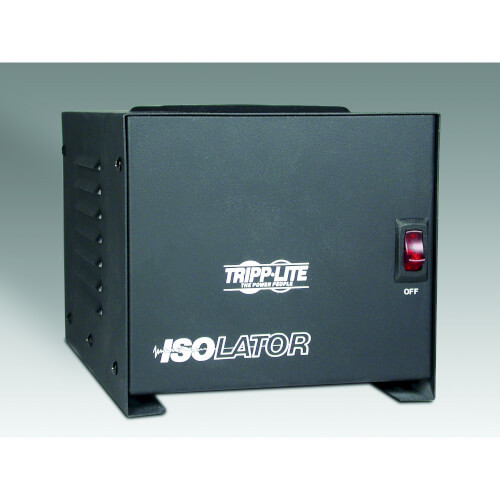 Tripp Lite IS-1000 Isolation Transformer 1000W Surge 120V 4 Outlet 6ft Cord TAA GSA