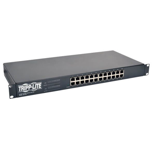 Tripp Lite NSU-G24 PDU Ethernet Switch 1U Combo with 24 Unmanaged Gigabit Ports