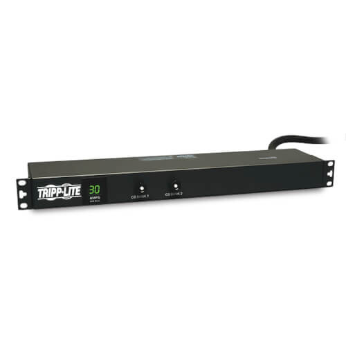 Tripp Lite PDUMH30 PDU Metered 120V 30A 5-15/20R 12 Outlet L5-30P Horizontal 1URM