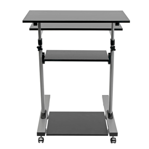Tripp Lite WWSSRC Rolling Standing Desk Workstation Height Adjustable Mobile