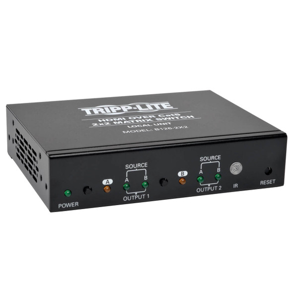 Tripp Lite B126-2X2 HDMI over Cat5 Cat6 2x2 Matrix Extender Switch HDMI RJ45 F/F TAA