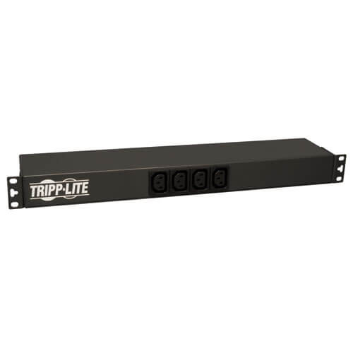 Tripp Lite PDUH20DV PDU Basic Dual Volt 100V-240V 20A 2 C19, 12 C13 Horizontal 1URM