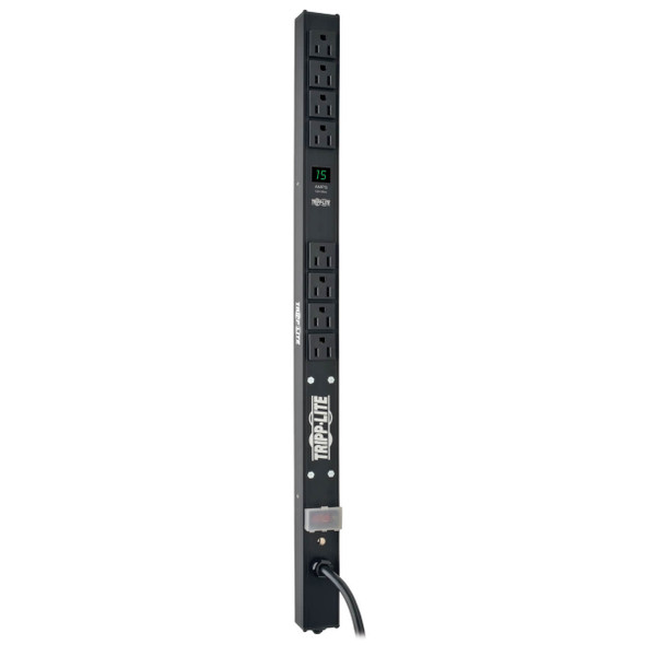 Tripp Lite PDUMV15-24 PDU Metered 120V 15A 5-15R 8 Outlet 5-15P 24" Height 0URM