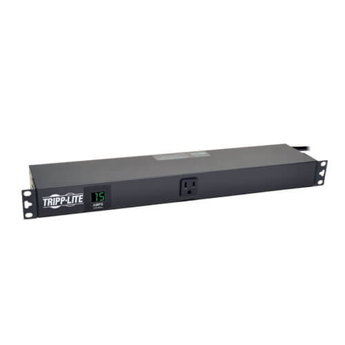Tripp Lite PDUMH15-RA PDU Metered 120V 15A 5-15R 13 Outlet 5-15P Horizontal 1URM
