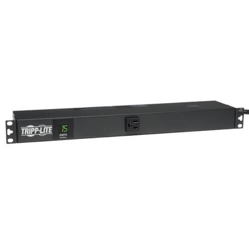 Tripp Lite PDUMH15 PDU Metered 120V 15A 5-15R 13 Outlet 5-15P Horizontal 1URM