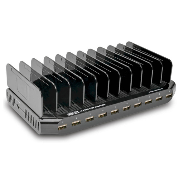 Tripp Lite U280-010-ST 10 Port USB Charger 5V 2.4A Per Port Tablet iPhone iPad Laptops