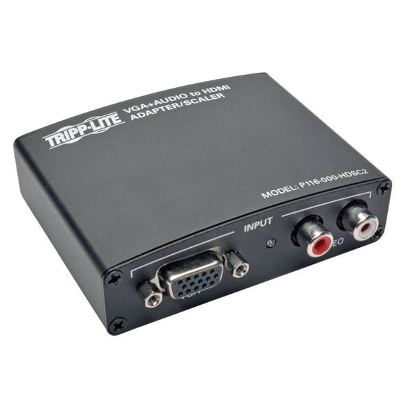 Tripp Lite P116-000-HDSC2 Component VGA w RCA Stereo Audio to HDMI Converter Scaler 1080p
