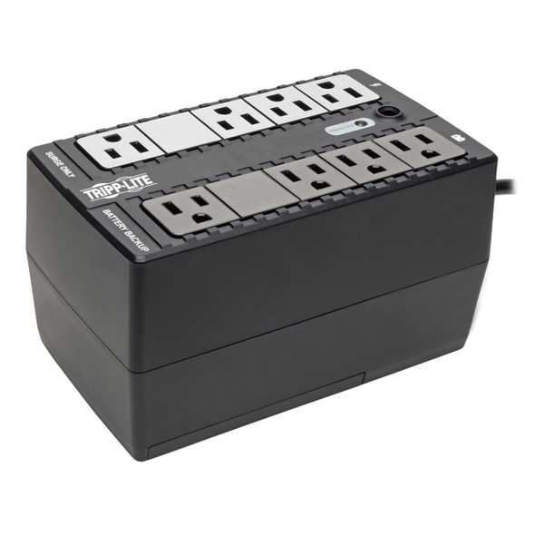 Tripp Lite BC500 500VA 260W UPS Desktop Battery Back Up Compact 120V 8 Outlets