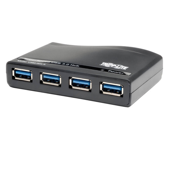 Tripp Lite U360-004-R 4-Port USB 3.0 SuperSpeed Compact Hub 5Gbps Bus Powered