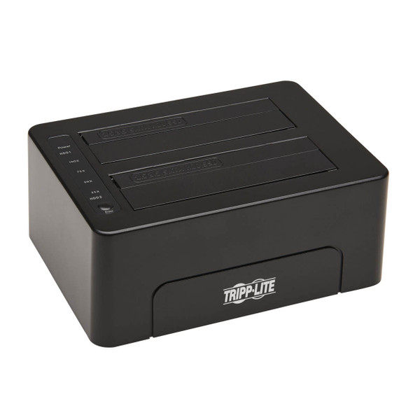 Tripp Lite U339-E02 USB 3.0 SATA Hard Drive Docking Station 2.5/3.5 w/Erase Function