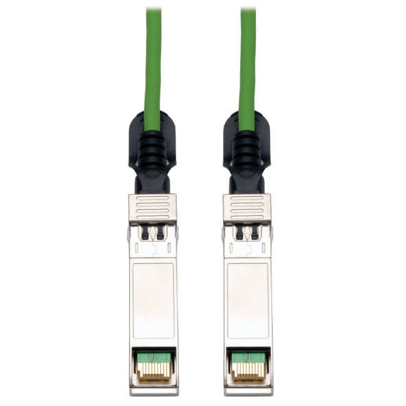 Tripp Lite N280-03M-GN 3M SFP+ 10Gbase-CU Twinax Passive Copper Cable Green 10ft