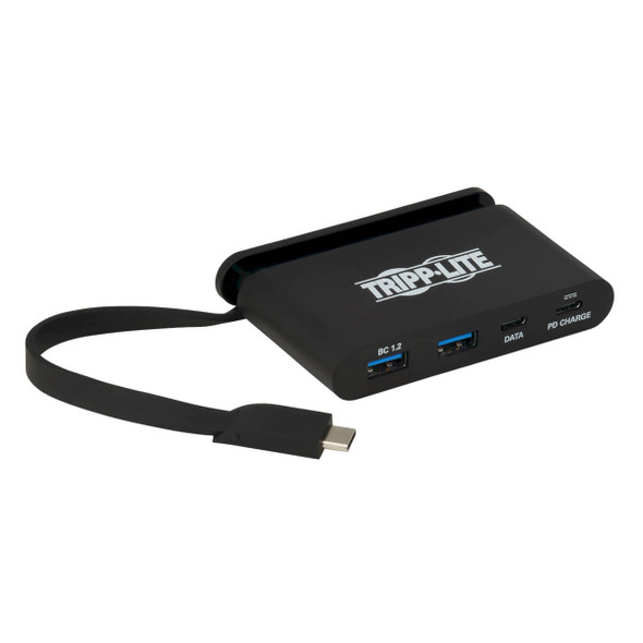 Tripp Lite U460-T04-2A2C-1 USB C Hub USB 3.1 Gen 1, 2 USB C & 2 USB-A Ports, Charging 5Gbps