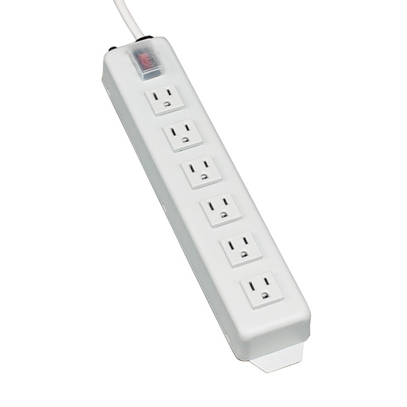 Tripp Lite TLM615NC Power Strip 120V 5-15R 6 Outlet Metal 15ft Cord 5-15P