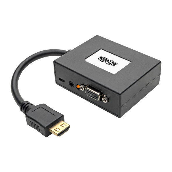Tripp Lite P131-06N-2VA-U 2-Port HDMI to VGA Splitter Audio/Video Adapter 1920x1440 1080p