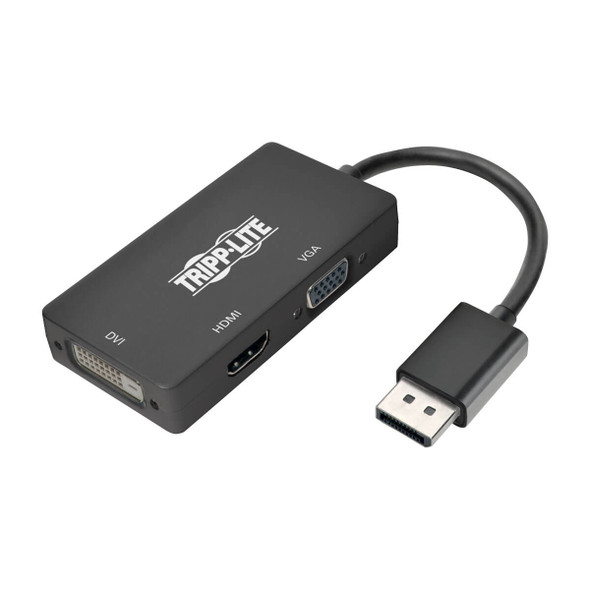 Tripp Lite P136-06N-HDV4K6 DisplayPort 1.2 to VGA / DVI / HDMI Converter Adapter 4K @ 60Hz