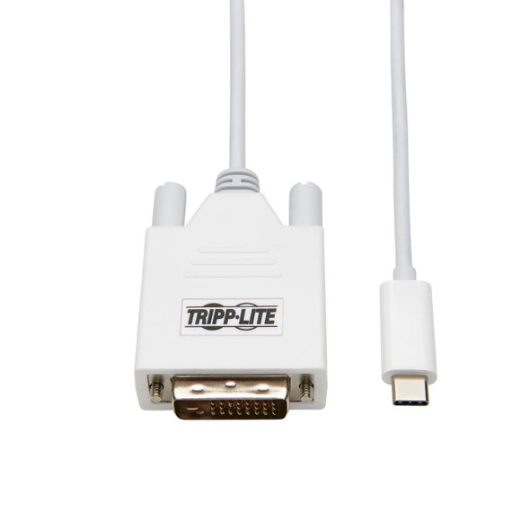 Tripp Lite U444-010-DE USB C to DVI Adapter Cable USB 3.1 1080p M/M USB-C White 10ft