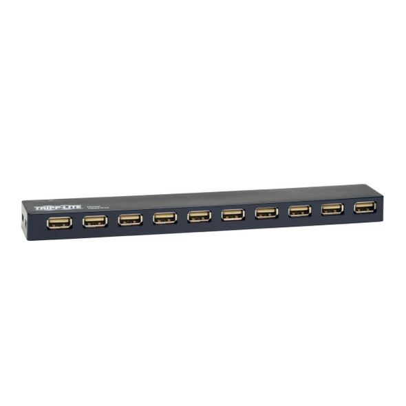 Tripp Lite U223-010 10-Port USB 2.0 Mobile Hi-Speed Hub Notebook Laptop Bus Power AC