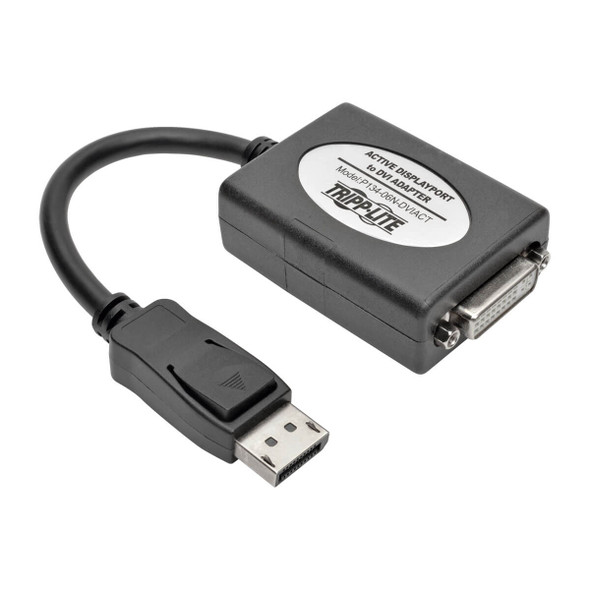 Tripp Lite P134-06N-DVIACT DisplayPort to DVI Active Converter DP to DVI 1920x1200 M/F 6