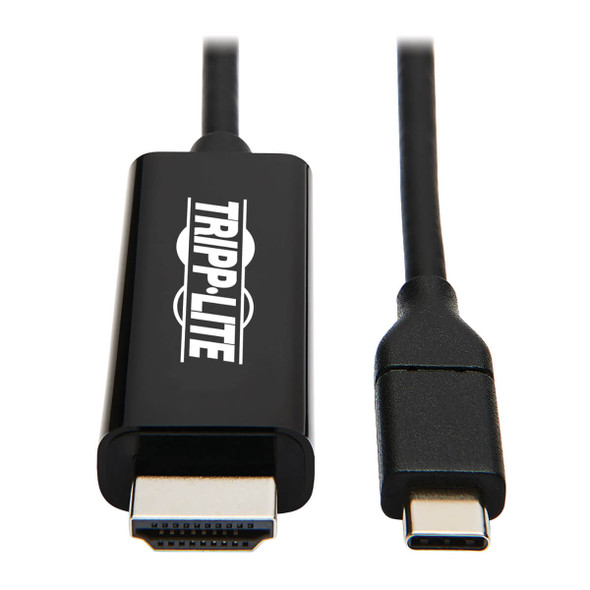 Tripp Lite U444-006-H4K6BE USB C to HDMI Adapter Cable USB 3.1 Gen 1 4K M/M USB-C Black 6ft