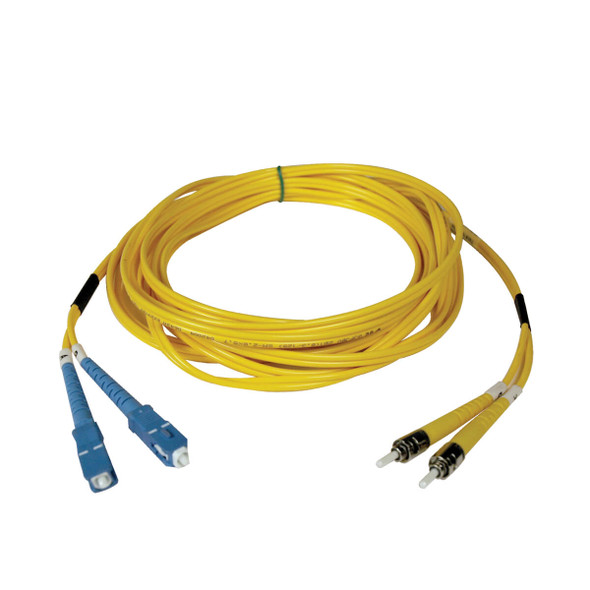 Tripp Lite N354-09M Duplex Singlemode 8.3/125 Fiber Patch Cbl SC/ST - 9M (30ft)