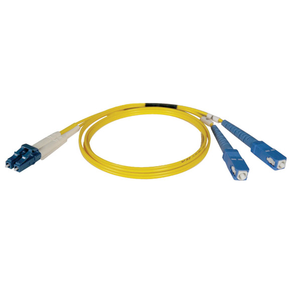 Tripp Lite N366-15M 15M Duplex Singlemode Fiber 8.3/125 Patch Cable LC/SC 50ft