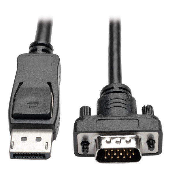 Tripp Lite P581-010-VGA DisplayPort to VGA Cable Latches to HD-15 Adapter M/M 10' 10ft