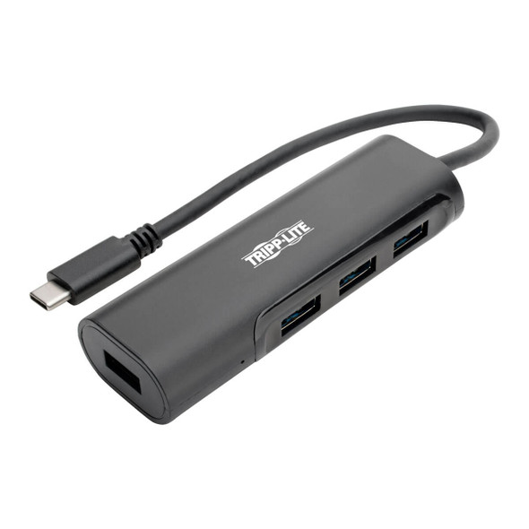 Tripp Lite U460-004-4AB USB C Hub 4-Port w/ 4x USB-A Portable Compact USB Type C, USB-C