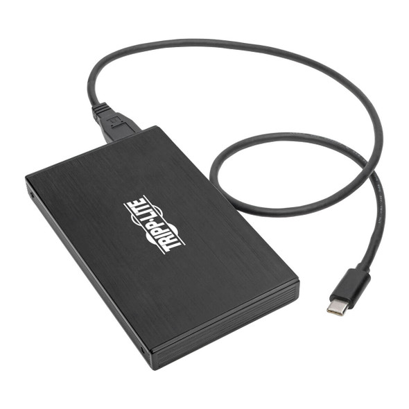 Tripp Lite U457-025-CG2 USB 3.1 Gen 2 10Gbps SATA SSD/HDD USB-C Enclosure Adapter w/UASP