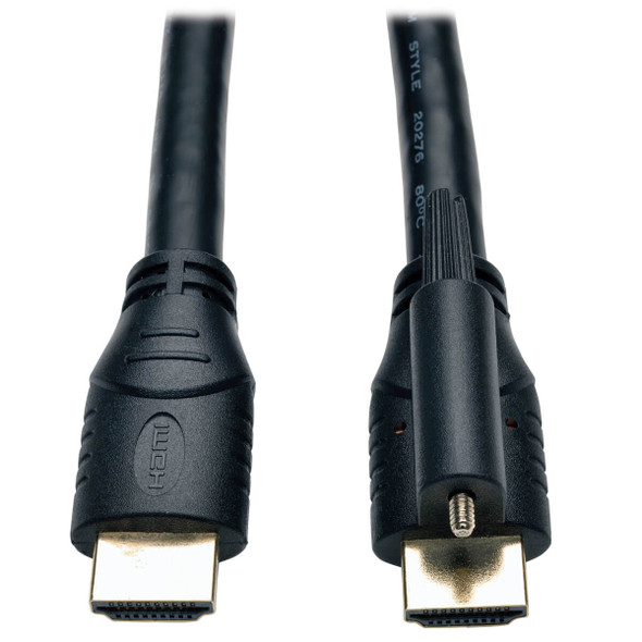 Tripp Lite P569-015-LOCK High Speed HDMI Cable Ethernet Locking Ultra HD 4K x 2K M/M 15ft