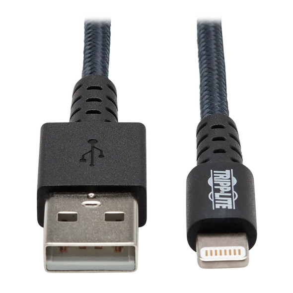 Tripp Lite M100-006-GY-MAX Heavy Duty Lightning to USB Sync/Charge iPad iPhone Apple 6ft